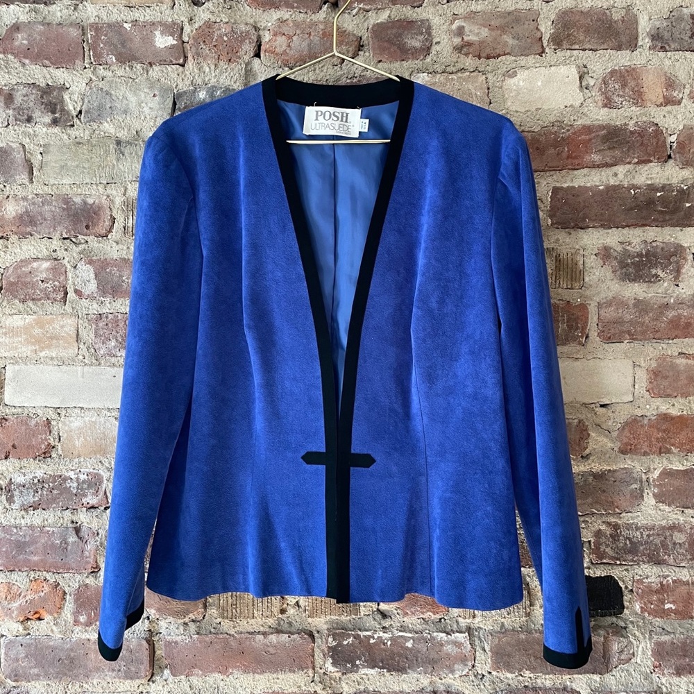 Vintage Ultra Suede Blazer
